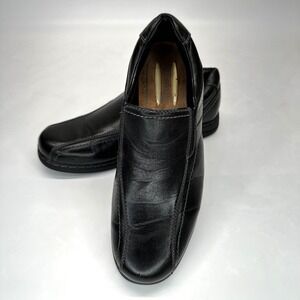 St‎ Johns Bay Loafer Shoes Mens 10.5M Black Slip-On Comfort Support Breathable